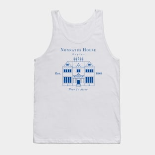 Nonnatus House | Blue Ink Tank Top